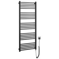 METRO-E elektrické otopné těleso rovné 500x1340 mm, 500 W, černá mat METRO-E elektrické otopné těleso rovné 500x1340 mm, 500 W, černá mat