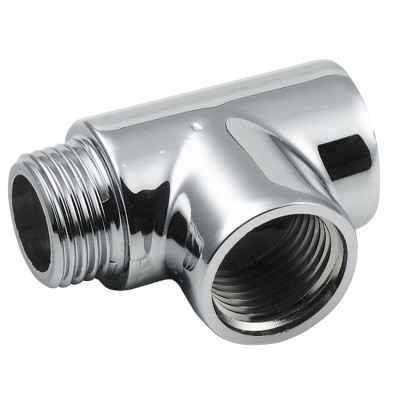 T-kus, chrom 1/2" FFM - pro topné tyče
