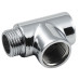 T-kus, chrom 1/2" FFM - pro topné tyče