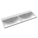 MARIA dvojumyvadlo 120x46cm, litý mramor, bez otvoru pro baterie, bílá MARIA dvojumyvadlo 120x46cm, litý mramor, bez otvoru pro baterie, bílá