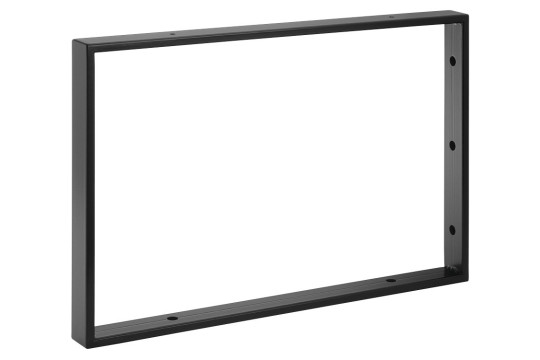 Podpěrná konzole 490x330x40mm, lakovaná ocel, černá mat, 1 ks Podpěrná konzole 490x330x40mm, lakovaná ocel, černá mat, 1 ks