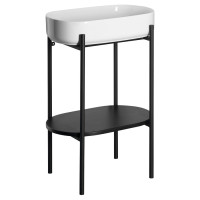 PUNO podstavec s umyvadlem 550x860x360mm, černá PUNO podstavec s umyvadlem 550x860x360mm, černá