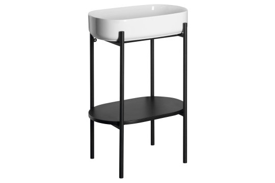 PUNO podstavec s umyvadlem 550x860x360mm, černá PUNO podstavec s umyvadlem 550x860x360mm, černá