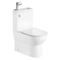 JALTA HYGIE WC kombi s umývátkem, Rimless, spodní/zadní odpad, bílá JALTA HYGIE WC kombi s umývátkem, Rimless, spodní/zadní odpad, bílá