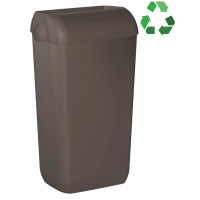 ECOLORED odpadkový koš nástěnný s víkem 23l, ABS, Soft Touch, hnědá ECOLORED odpadkový koš nástěnný s víkem 23l, ABS, Soft Touch, hnědá