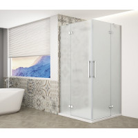 TRINITY CHROME čtvercový sprchový kout 800x800mm, rohový vstup, matné sklo TRINITY CHROME čtvercový sprchový kout 800x800mm, rohový vstup, matné sklo