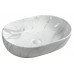 DALMA keramické umyvadlo 59x42x14 cm, carrara DALMA keramické umyvadlo 59x42x14 cm, carrara