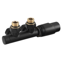 WICHER připojovací sada termostatická pro středové připojení 50 mm, černá mat WICHER připojovací sada termostatická pro středové připojení 50 mm, černá mat
