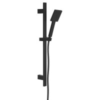 Sprchová souprava hranatá, posuvný držák 700mm, černá mat Sprchová souprava hranatá, posuvný držák 700mm, černá mat