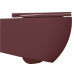 INFINITY závěsná WC mísa, Rimless, 36,5x53cm, maroon red