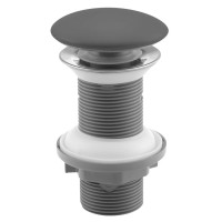 Umyvadlová výpust 5/4“, click-clack, keramická zátka, tl. 20-70 mm, antracit Umyvadlová výpust 5/4“, click-clack, keramická zátka, tl. 20-70 mm, antracit