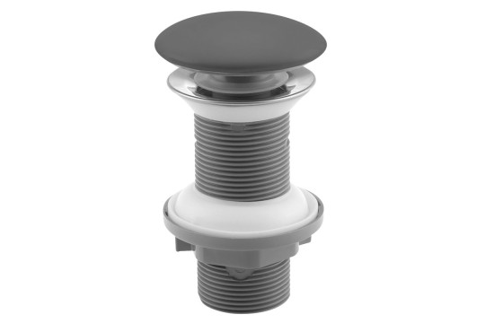 Umyvadlová výpust 5/4“, click-clack, keramická zátka, tl. 20-70 mm, antracit Umyvadlová výpust 5/4“, click-clack, keramická zátka, tl. 20-70 mm, antracit