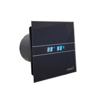 E-120 GTH koupelnový ventilátor axiální s automatem, 6W/11W, potrubí 120mm, černá E-120 GTH koupelnový ventilátor axiální s automatem, 6W/11W, potrubí 120mm, černá