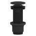 Umyvadlová výpust 5/4“, click-clack, velká zátka, 10-80mm, ABS/černá mat Umyvadlová výpust 5/4“, click-clack, velká zátka, 10-80mm, ABS/černá mat