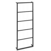 SKA Nástěnný sušák ručníků, 450 mm, černá mat SKA Nástěnný sušák ručníků, 450 mm, černá mat