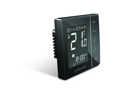 VS10BRF Bezdrátový digitální pokojový termostat 4v1 (černý)