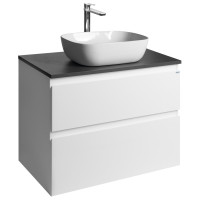 ALTAIR skříňka s deskou 78,5 cm, bílá/antracit břidlice ALTAIR skříňka s deskou 78,5 cm, bílá/antracit břidlice