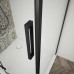 TRINITY BLACK čtvercový sprchový kout 1100x1100mm, rohový vstup, matné sklo