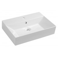 SISTEMA keramické umyvadlo 60x42cm, bílá SISTEMA keramické umyvadlo 60x42cm, bílá