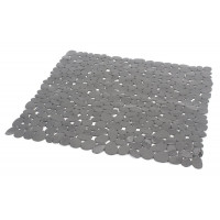 RIVER podložka do sprchového koutu, 54x54 cm, s protiskluzem, PVC, šedá RIVER podložka do sprchového koutu, 54x54 cm, s protiskluzem, PVC, šedá