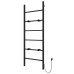 BARBO elektrický sušák 600x1600 mm, 160 W, hranatý, černá mat BARBO elektrický sušák 600x1600 mm, 160 W, hranatý, černá mat