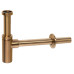 Umyvadlový sifon 5/4", odpad 32mm, kulatý, měď mat Umyvadlový sifon 5/4", odpad 32mm, kulatý, měď mat