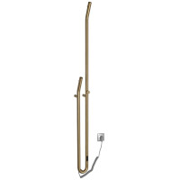 DUOPASSO elektrický sušák ručníků s časovačem, 122x1700mm, 45 W, zlato mat DUOPASSO elektrický sušák ručníků s časovačem, 122x1700mm, 45 W, zlato mat