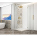 TRINITY GOLD MATT obdélníkový sprchový kout 1100x900mm, rohový vstup, matné sklo