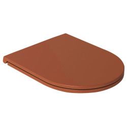 INFINITY WC sedátko, SLIM, Soft Close, Easy Take, terracotta