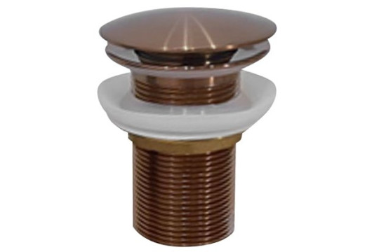 AURUM umyvadlová výpust 5/4“, click-clack, měď mat AURUM umyvadlová výpust 5/4“, click-clack, měď mat