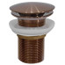 AURUM umyvadlová výpust 5/4“, click-clack, měď mat AURUM umyvadlová výpust 5/4“, click-clack, měď mat