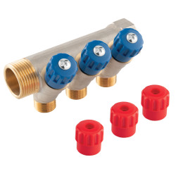 Sanitární rozdělovač 1" x 1/2", 2-cestný
