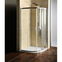 AKCE čtvrtkruhová sprchová zástěna 900x900x1900mm, čiré sklo AKCE čtvrtkruhová sprchová zástěna 900x900x1900mm, čiré sklo
