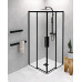 ALTIS LINE BLACK čtvercový sprchový kout 800x800 mm, rohový vstup, čiré sklo