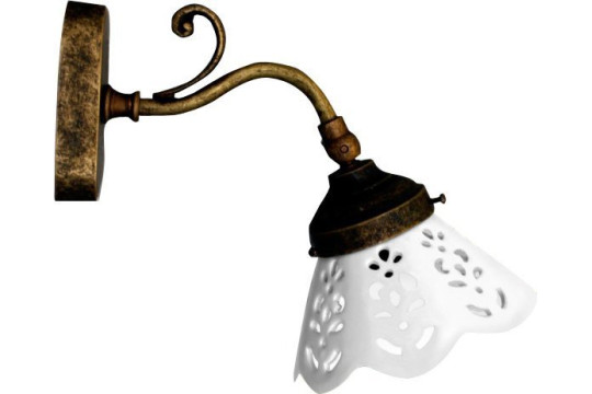 BARI svítidlo E14, 40W, 230V, keramické stínítko, bronz
