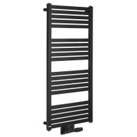 GRUNT otopné těleso rovné 500x1050 mm, středové připojení, černá mat GRUNT otopné těleso rovné 500x1050 mm, středové připojení, černá mat