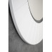LUMIRO STRIP kulaté zrcadlo s LED osvětlením v rámu ø 75cm, bílá mat