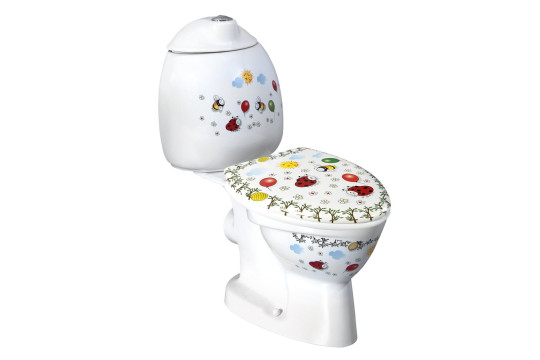 KID WC kombi dětské, zadní odpad, dekor