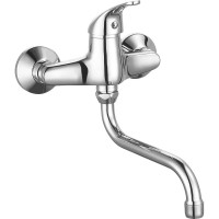 AQUALINE 35 nástěnná baterie, ramínko S, 177mm, chrom AQUALINE 35 nástěnná baterie, ramínko S, 177mm, chrom