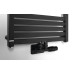 GRUNT otopné těleso rovné 500x1330 mm, středové připojení, černá mat