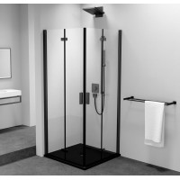 ZOOM BLACK čtvercový sprchový kout 700x700mm, rohový vstup ZOOM BLACK čtvercový sprchový kout 700x700mm, rohový vstup