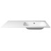 ARECA umyvadlo, litý mramor, 101x51,5cm, pravé, bílá ARECA umyvadlo, litý mramor, 101x51,5cm, pravé, bílá