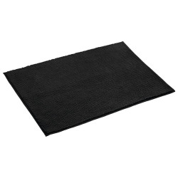 CHENILL koupelnová předložka 50x80cm, 100% polyester, černá