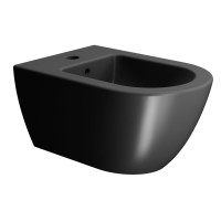 PURA bidet závěsný 55x36 cm, černá dual-mat PURA bidet závěsný 55x36 cm, černá dual-mat