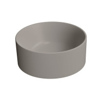 KUBE X keramické umyvadlo na desku, průměr 32cm, tortora mat KUBE X keramické umyvadlo na desku, průměr 32cm, tortora mat