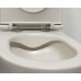 INFINITY závěsná WC mísa, Rimless, 36,5x53cm, ivory