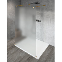 VARIO GOLD MATT jednodílná sprchová zástěna do prostoru, matné sklo, 1300 mm VARIO GOLD MATT jednodílná sprchová zástěna do prostoru, matné sklo, 1300 mm