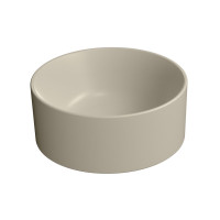 KUBE X keramické umyvadlo na desku, průměr 32cm, creta mat KUBE X keramické umyvadlo na desku, průměr 32cm, creta mat
