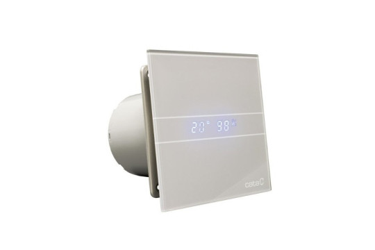 E-100 GSTH koupelnový ventilátor axiální s automatem,4W/8W,potrubí 100mm,stříbr