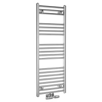 ALYA otopné těleso rovné 400x1188mm, středové připojení, chrom ALYA otopné těleso rovné 400x1188mm, středové připojení, chrom